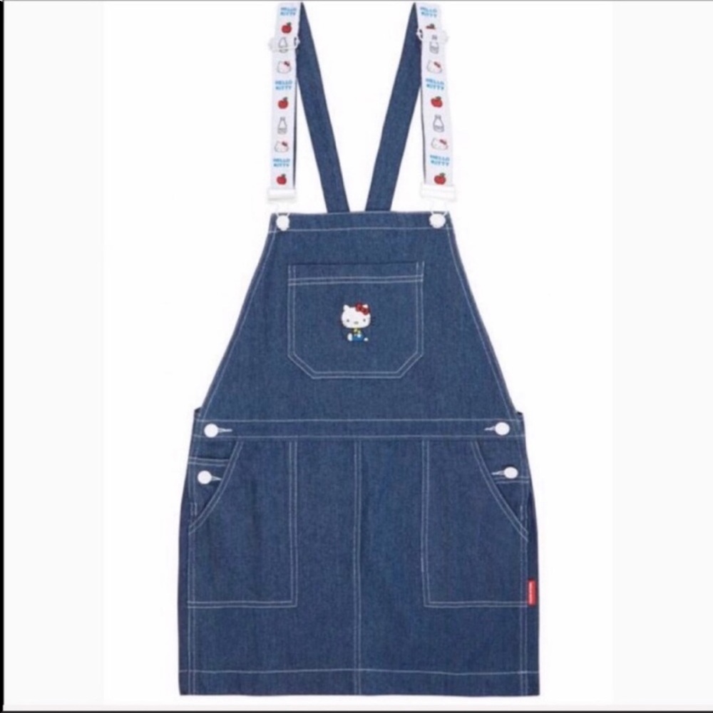lazy oaf hello kitty pinafore dress Sz M